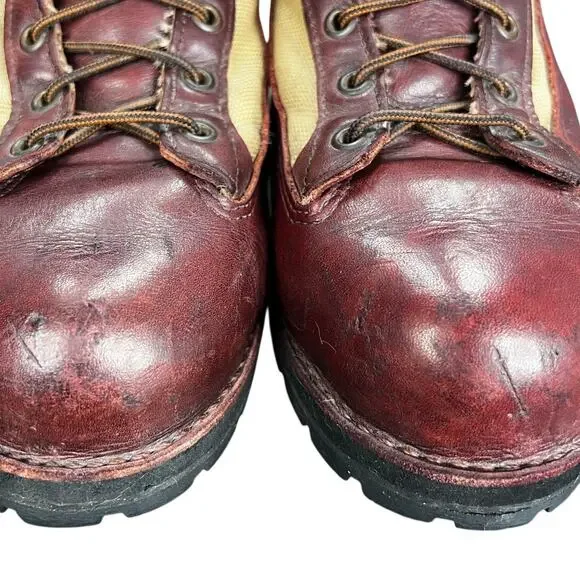 Vintage Rare Danner X Eddie Bauer 1985 Light Red Hiking Boots Size 10.5 EE - Picture 8 of 12